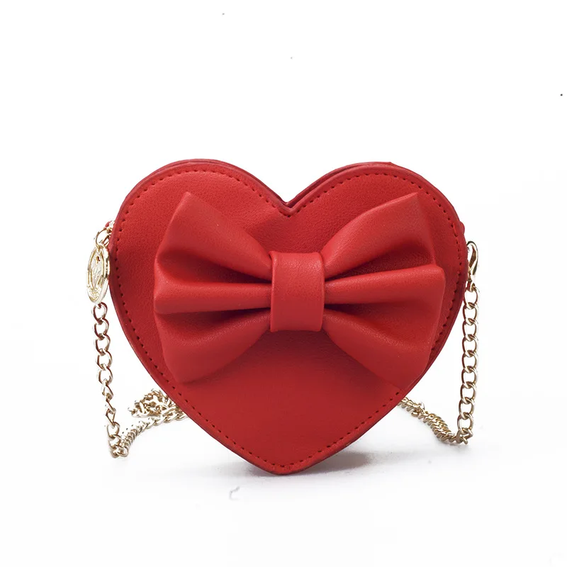 

Children's 2022 Version Versatile Simple Lovely Mini Bag Peach Heart Bow Single Shoulder Messenger Bag Preferred Christmas Gifts