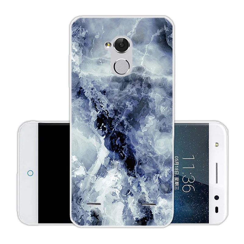 Прозрачные 5-дюймовые чехлы для телефонов ZTE Blade V7 Lite оболочка мягкий тонкий из ТПУ