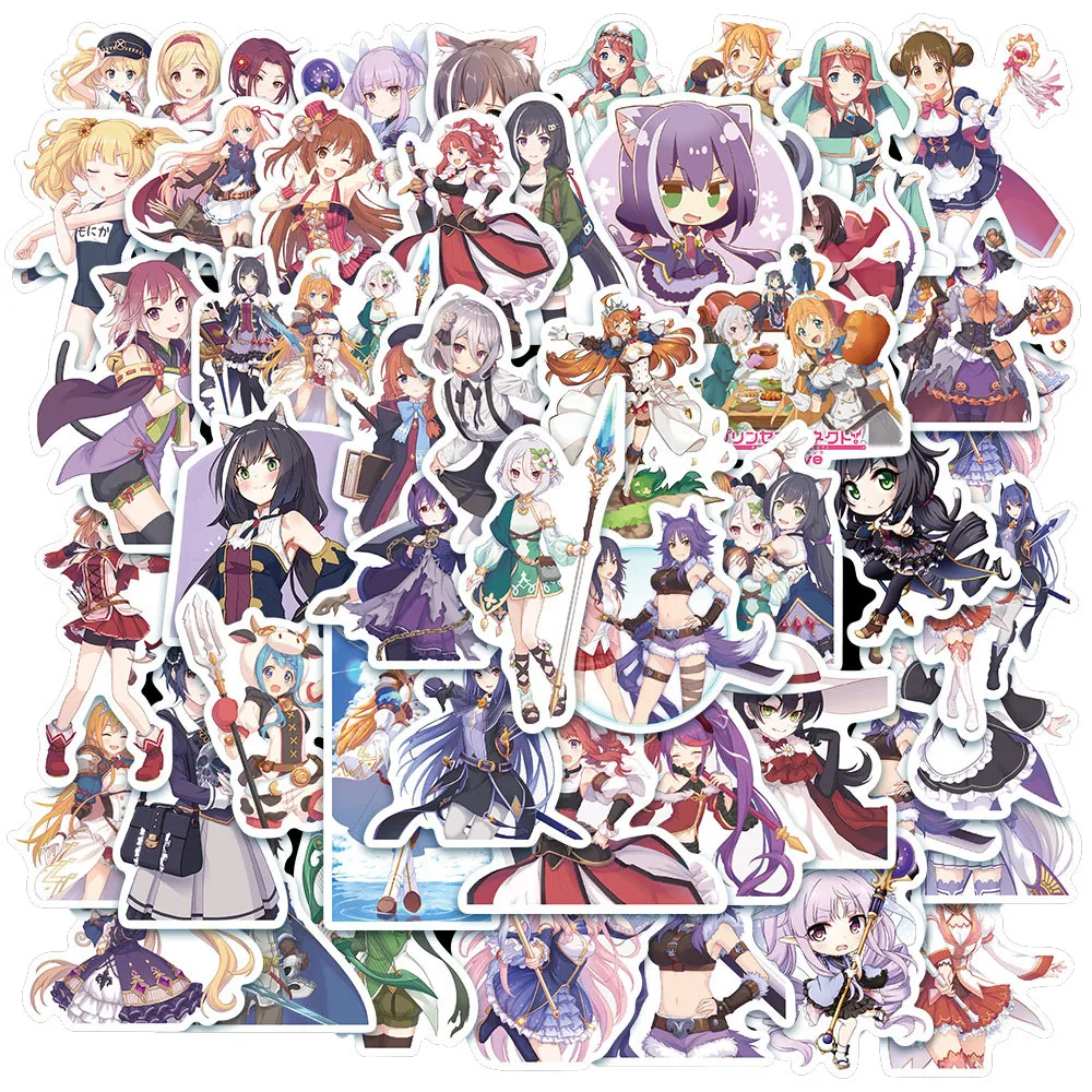 

10/30/50PCS Popular Game Princess Link Personalized Decoration Graffiti Waterproof Sticker Notebook Refrigerator HelmetWholesale