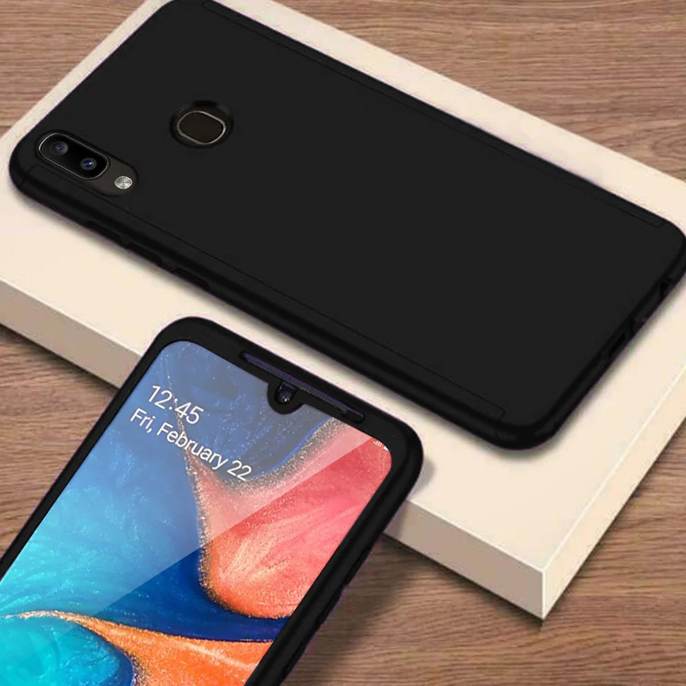 Чехол для телефона на 360 градусов Samsung Galaxy S20 Ultra 5G S9 S10 Plus S10e S7 Edge Жесткий Тонкий