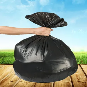 50 шт.лот многоразмерный черный мешок для мусора с плоским верхом одноразовый мешок для хранения толстый пластиковый пакет для отеля мусорные пакеты для кухни Parkside
