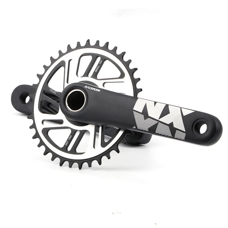 

Racework NX1 Bicycle Crankset 12 Speed MTB Bike Chainwheel 170mm 34/36T Narrow Wide Bike Chainring With BB