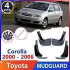 Брызговики для Toyota Corolla E120, E130, 2000  2006, 2001, 2002, 2003, 2004, 2005