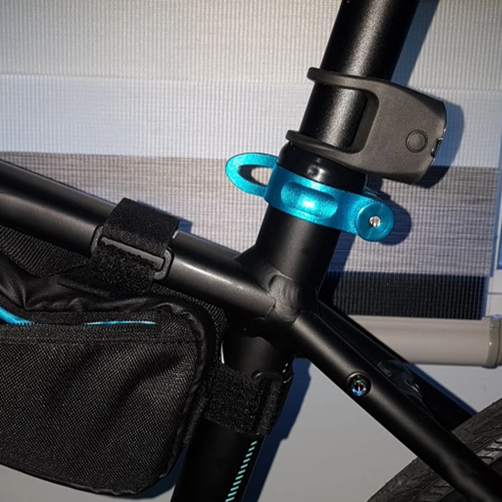 

5 Colors Bike Seatpost Clamp Quick Release Aluminumresistant Corrosion Post Collar Saddle Fixing Clamp For Mountain Road Bikes