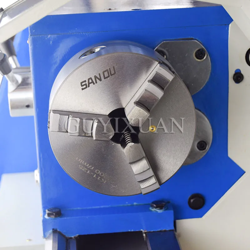 750 Вт Многофункциональный Высокоточный металлический токарный станок