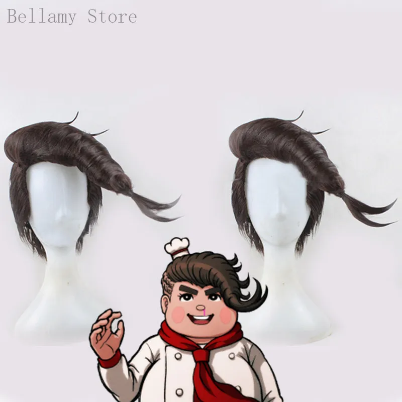 Парик для косплея Hanamura Teruteru из аниме данганронпа V3 короткий черный парик с