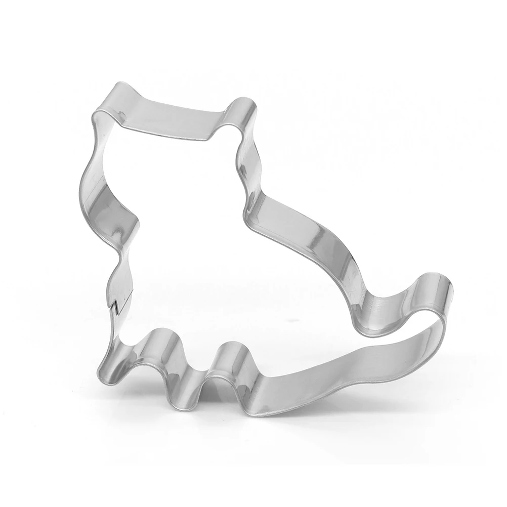 Форма для печенья в форме кошки из нержавеющей стали помадка кондитерские