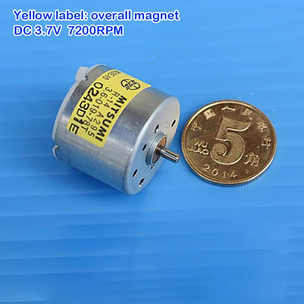 Японский мотор сильного магнита Mitsumi 310 с 6-коленчатым ротором постоянного тока 3,7 В 9800 об/мин и высоким крутящим моментом M22E-12 3,7 В - 6 В тату-машина на.