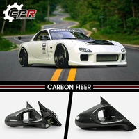 for mazda rx7 rhd right hand drive fd3s carbon fiber rearview side mirror replacement rear view mirrors 2pcs bodykits