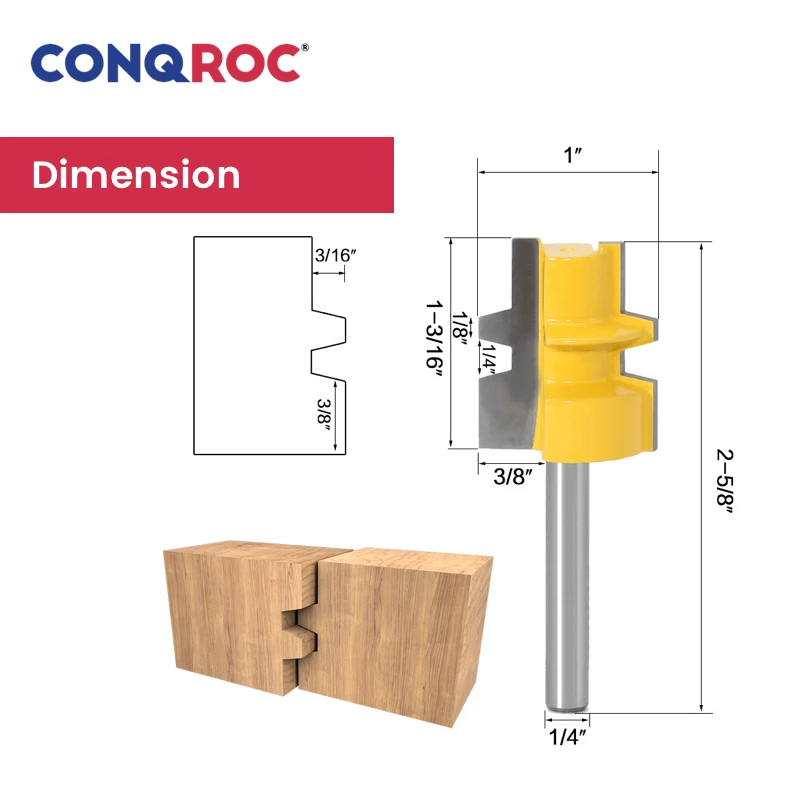 Концевая фреза с прямым хвостовиком 1/4 дюйма 6 35 мм|Фреза| |
