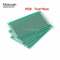 5pcs 7x9cm single side copper prototype pcb 7 9cm general purpose printed circuit board arduino glass fiber board for welding