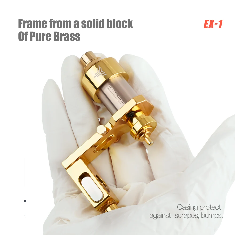 Роторная тату-машинка DragonHawk мотор с прямым приводом и регулируемым ходом 2 цвета