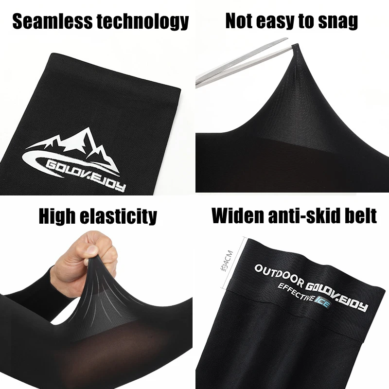 Солнцезащитные рукава Летние бесшовные налокотники из вискозы для верховой езды