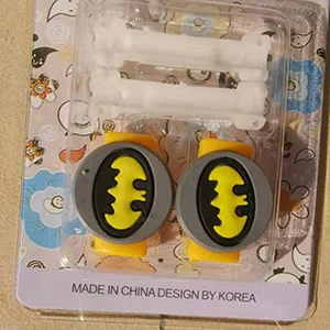 Batman Милый мультфильм USB зарядное устройство для сматывания кабеля защитный чехол для наушников шнур рукав провода крышка линии передачи данных протектор для iphone 7 8 плюс - Цвет: Batman