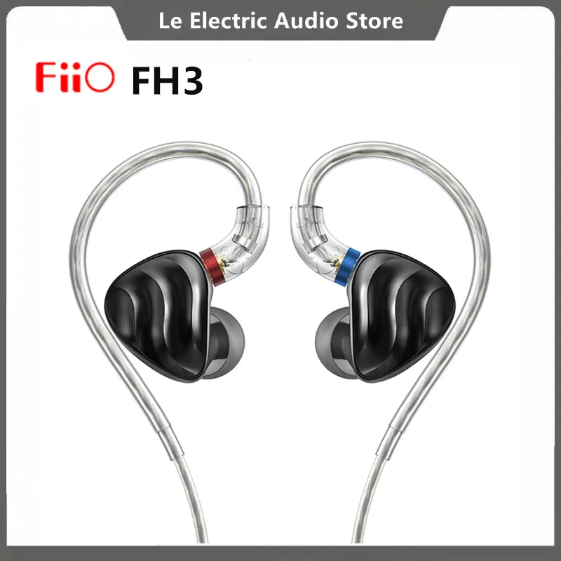 

Внутриканальные Hi-Fi наушники FiiO FH3 с тройным приводом и высоким разрешением, басовым звуком, высокой точностью работы для смартфонов/ПК