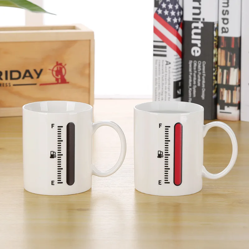 2020 горячая Распродажа кружка для изменения цвета батареи керамическая