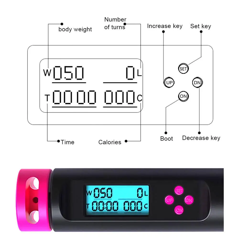 

Jump Ropes Smart Electronic Digital wireless Skip Rope Calorie Consumption Fitness Body Building Exercise Jumping Rope