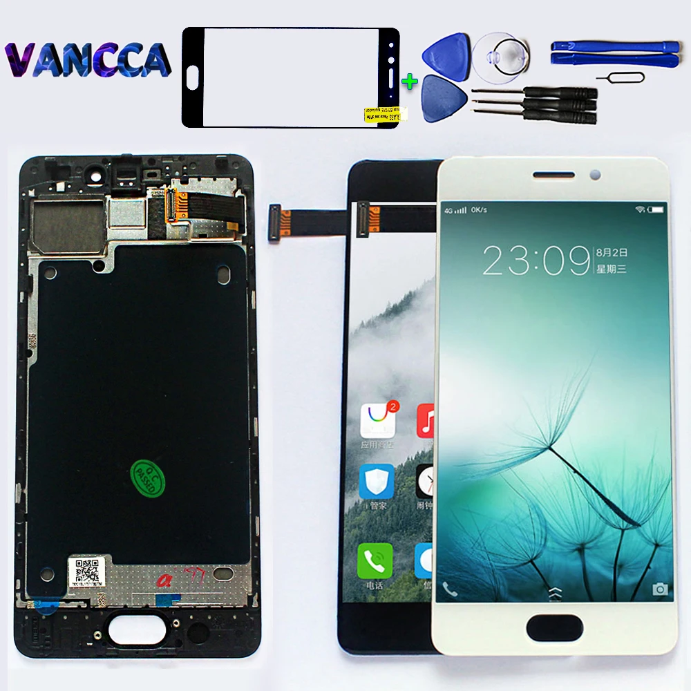 ЖК-экран AMOLED 5 2 дюйма Vancca сенсорный экран для Meizu Pro 7 дигитайзер в сборе 1920*1080 с