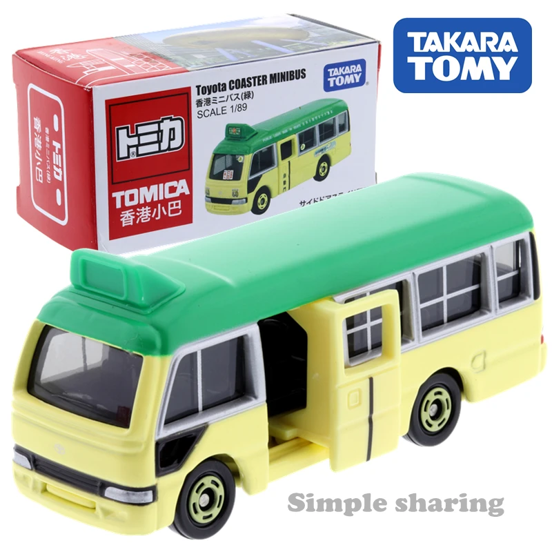 Toyota Coaster микроавтобус HONG KONG TAXI Макао такси Corolla Axio TAKARA TOMY TOMICA литая машина|Наземный