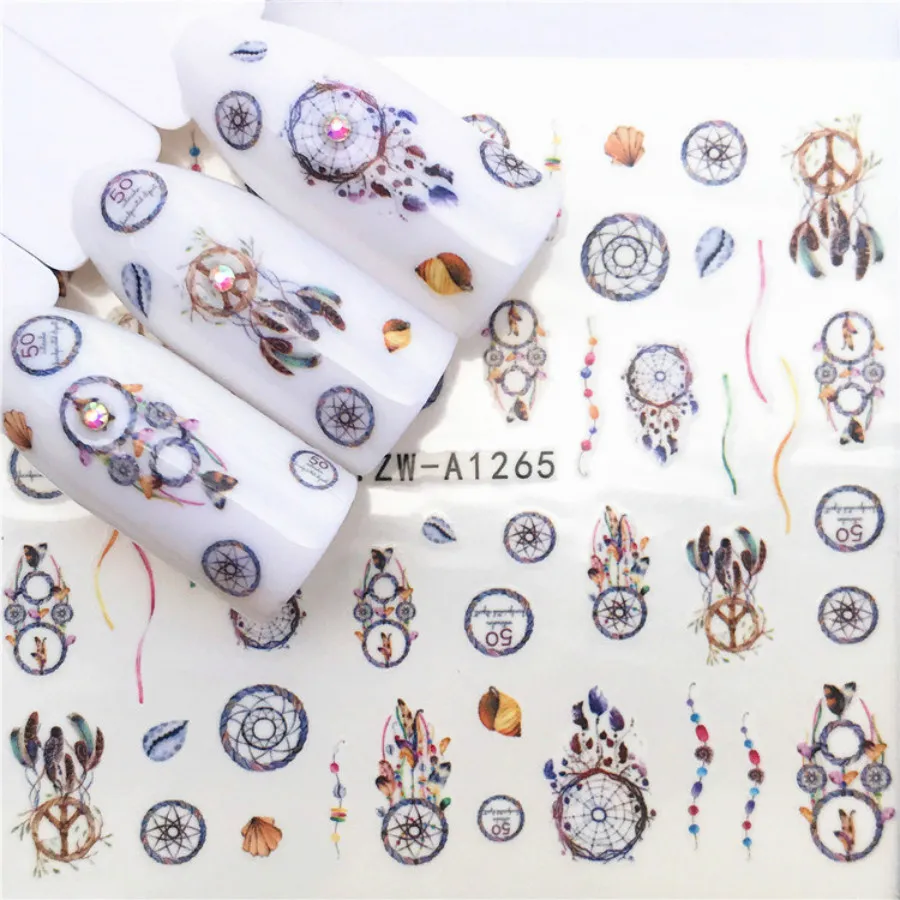 1 шт. красочные наклейки A1265 слайдер для ногтей черная наклейка с русскими буквами