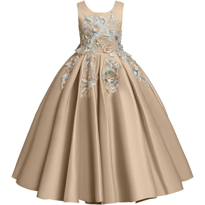 

Christmas Kids Dresses For Girls Elegant Princess Dress For Girl Wedding Evening Party Gown Children Clothing Halloween Costume