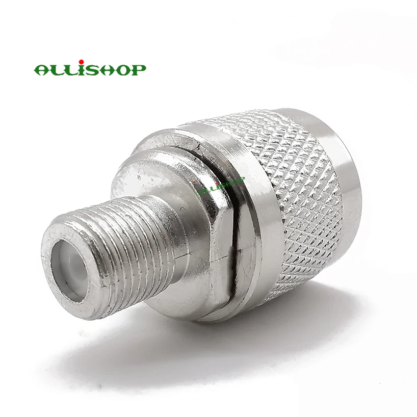 ALLiAHOP 2 шт. N штепсельная вилка Броши к F гнезду разъем адаптера для антенн