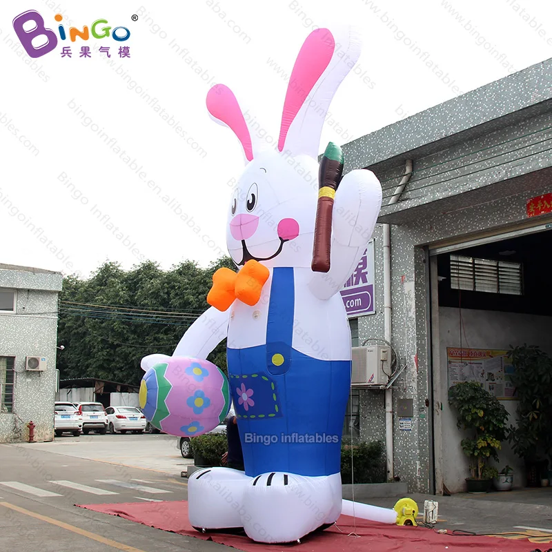 Lovely 6 meters high inflatable rabbit with writing brush for event decoration / cartoon balloon toys | Игрушки и хобби