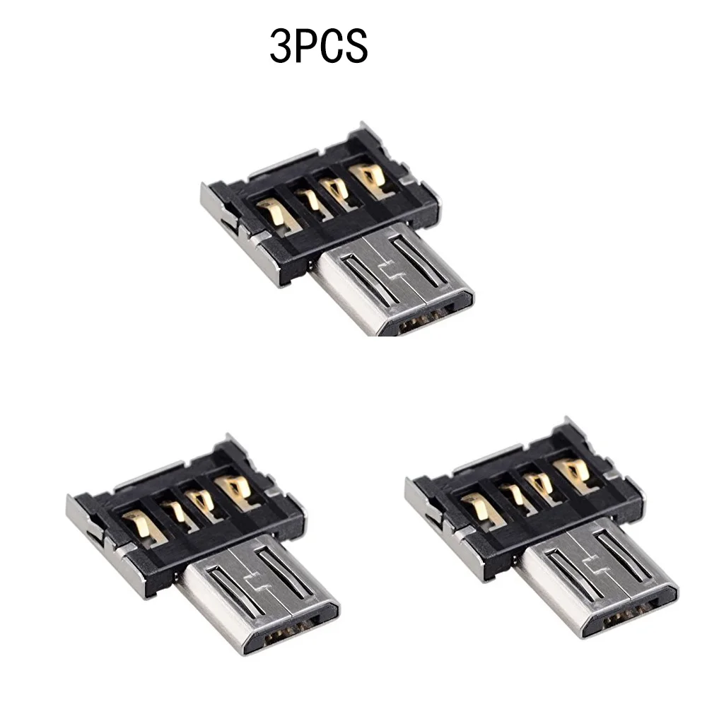 Ascromy USB C к USB OTG адаптер для samsung Galaxy S9 S8 Plus Note 8 Oneplus Macbook Pro флэш-накопитель mini type C USB-C адаптер - Цвет: 3PCS