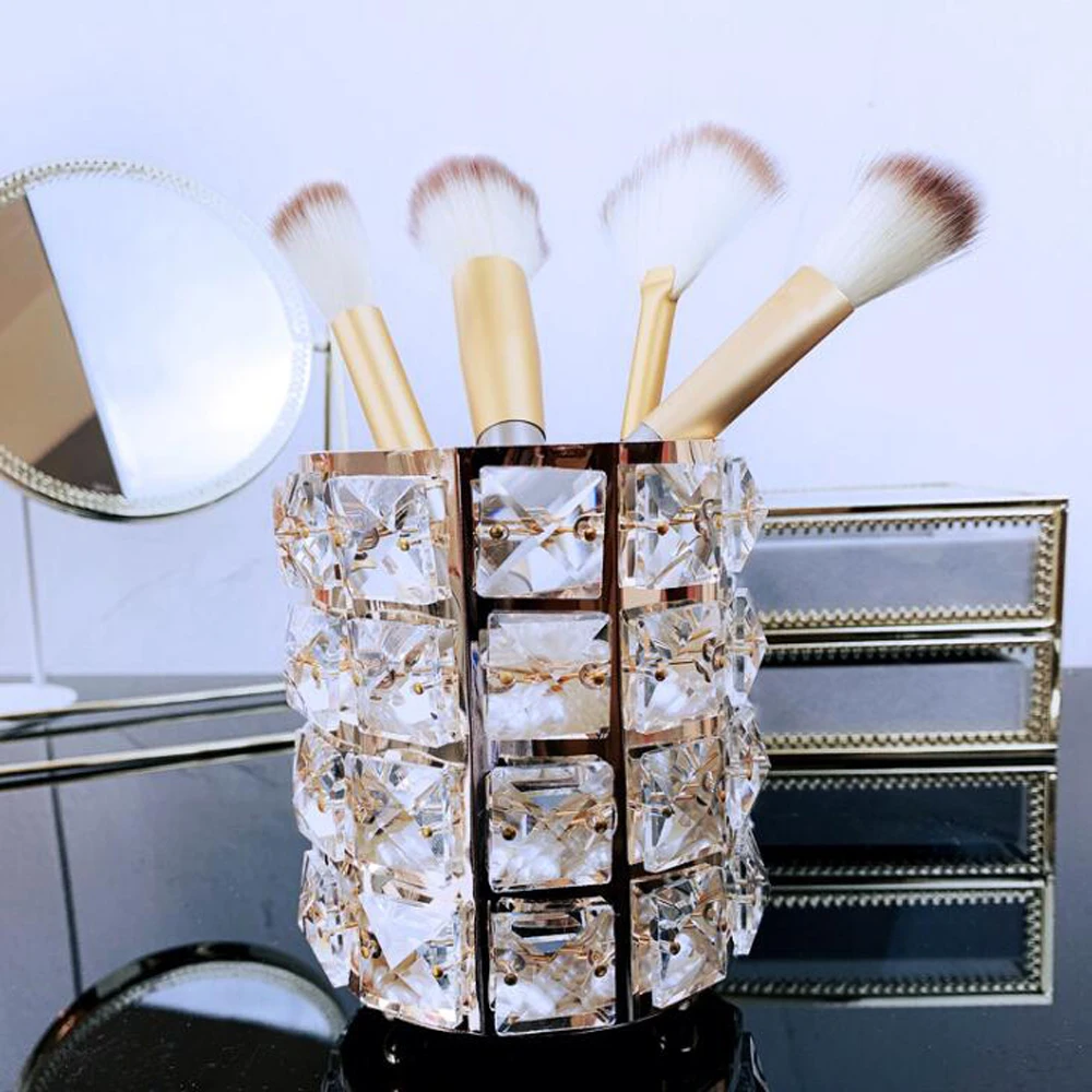 Хрустальная коробка для хранения ювелирных изделий Европейская металлическая