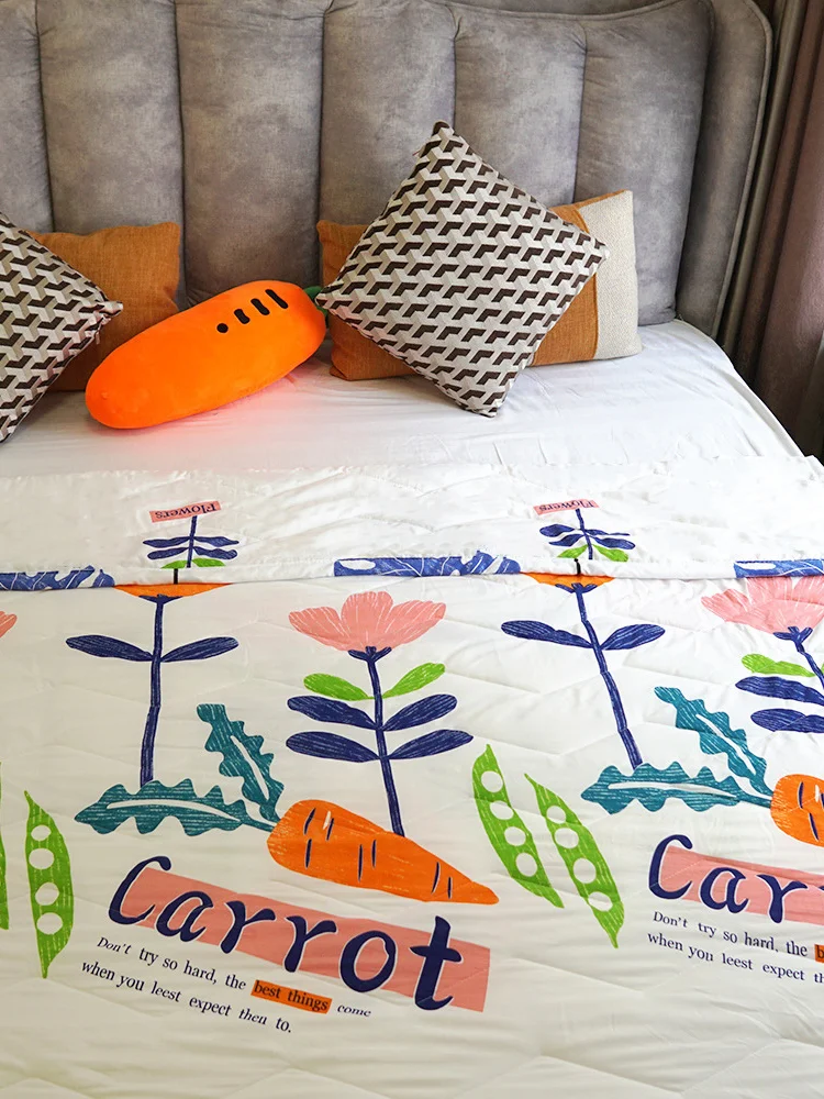 

EVICH Washed Cotton Summer Simple Style Multi-pattern Hot-selling Cool Quilt Summer Comfortable Air-conditioning Quilt JK200