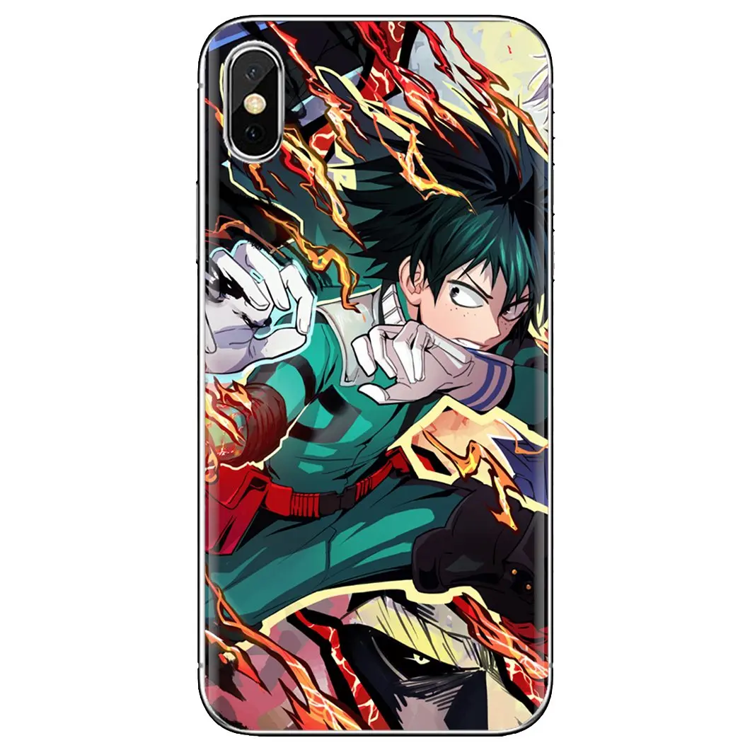 soft shell cover for ipod touch for iphone 11 pro 4 4s 5 5s se 5c 6 6s 7 8 x xr xs plus max my hero boku no hero academia deku free global shipping