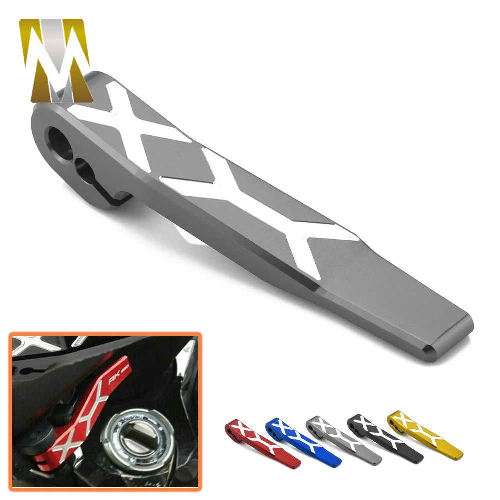 

For KYMCO AK550 3D Parking Brake Lever Motorcycle CNC Aluminum Accessories For AK 550 2017 2018