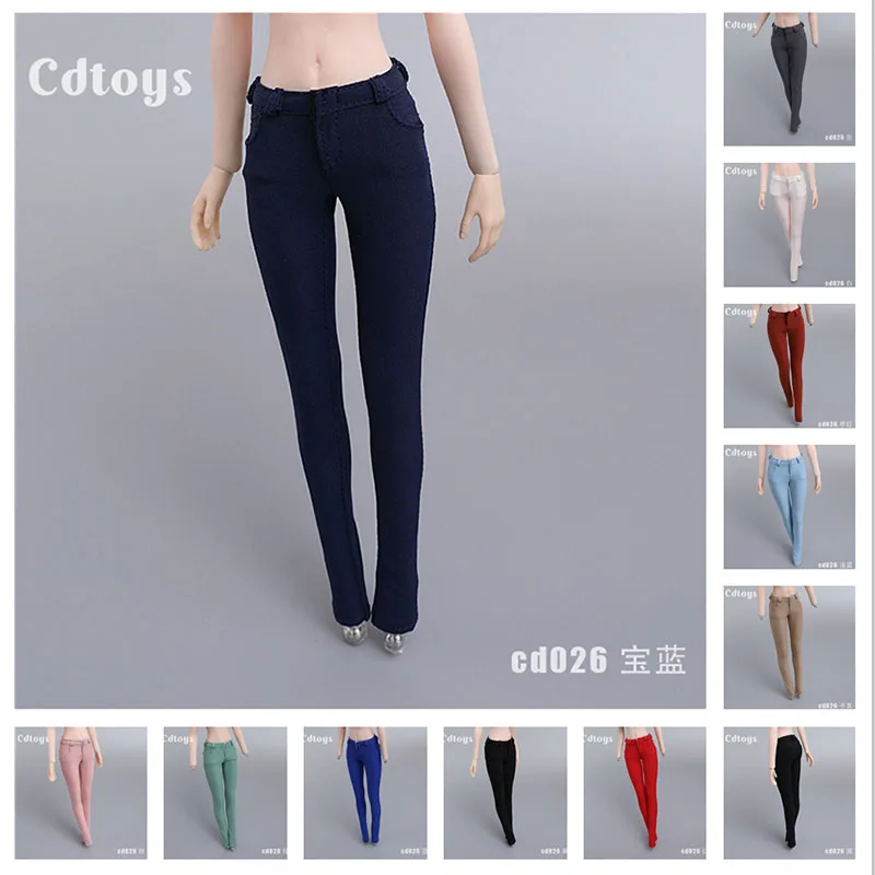 

1/6 CD026 Pencil Pants Trousers For 12" Female TBL PH JO Figure Body