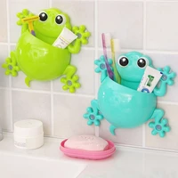 toothbrush holder childrens gecko cute cartoon household bathroom toothbrush holder wall mounted suction cup toothpaste storage