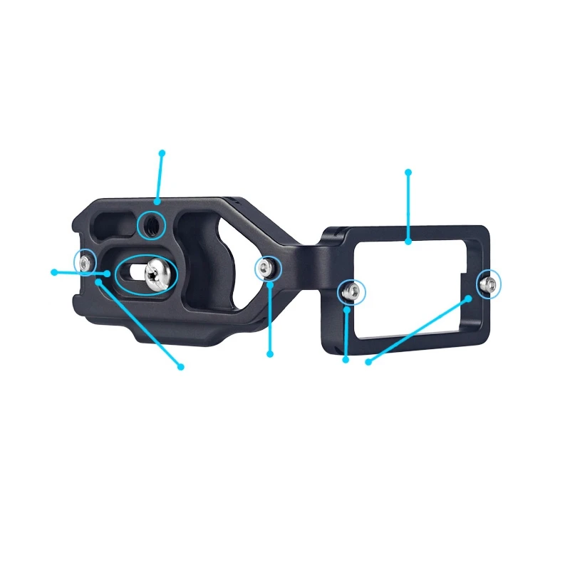 for Nikon D850 L Bracket QR Plate Quick Release Mount Holder Camera Grip RRS AS | Электроника