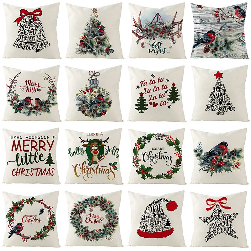 Декор для дома рождественские 43*43 см ухода за ребенком мам подушек с Санта Клаус