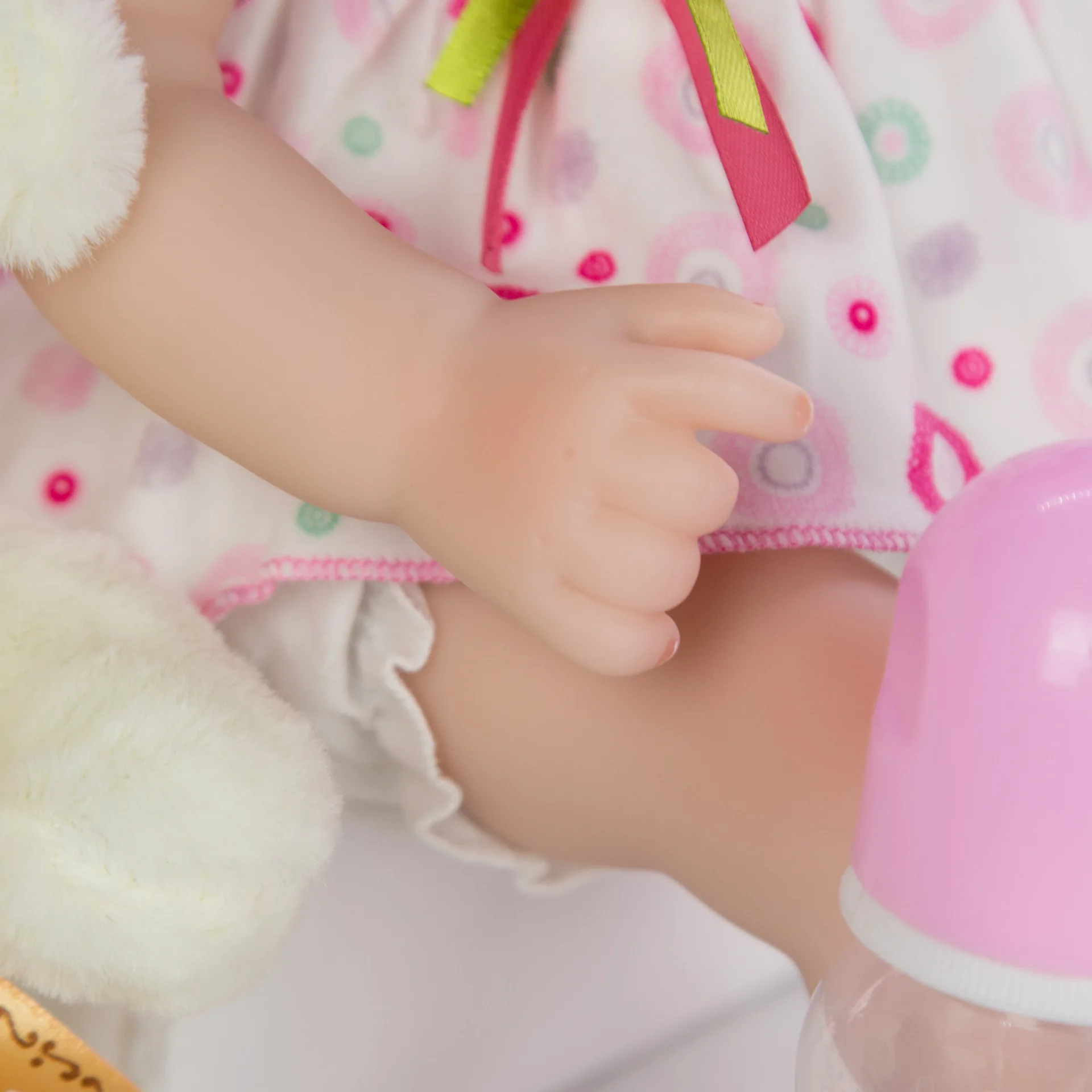 18 дюймов перерожденные куклы младенцы полный корпус силиконовые сладкие девочки