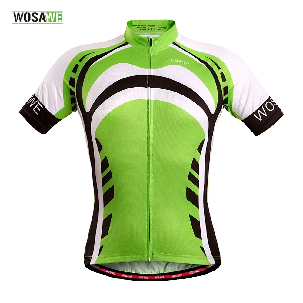 

WOSAWE Cycling Jersey Men Quick Dry Mtb Bike Wear Short Maillot Roupa Ropa De Ciclismo Rider Bicycle Clothing for Men