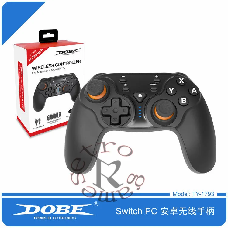 DOBE TY-1793 игровой bluetooth-контроллер Беспроводной геймпад Турбокомпрессор 《 переключатель/Android телефон/ТВ коробка/ПК 3-в-1 геймпад