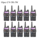 Портативная рация Baofeng UV-5R, 5 Вт, УКВ, УВЧ, 136-174 и 400-520 МГц, UV5R, VOX, фонарик, FM приемопередатчик, 10 шт.