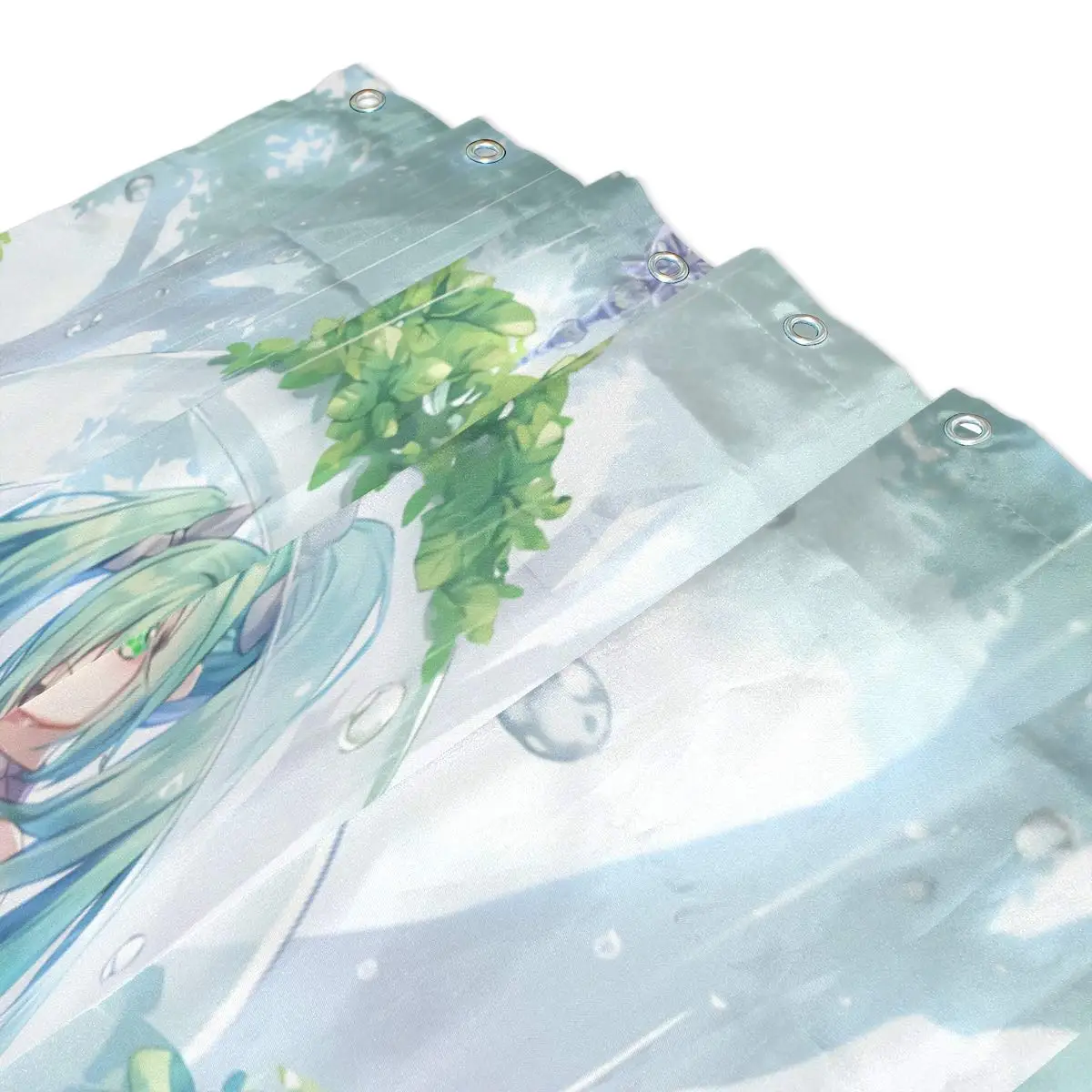 Hatsune аниме Мику девушка Ванна водонепроницаемый ткань занавески для душа