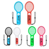 2pcsset tennis racket racquet for nintend switch ns joystick left right sport game controller gamepad easy install and remove