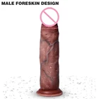 Реалистичный фаллоимитатор, Искусственный Пенис с мощной присоской, инструмент для женской мастурбации, Стимулятор точки G и вагины, секс-игрушки для пар