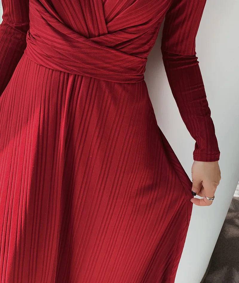 Винтажное женское платье с запахом весна 2020 Новое поступление элегантные