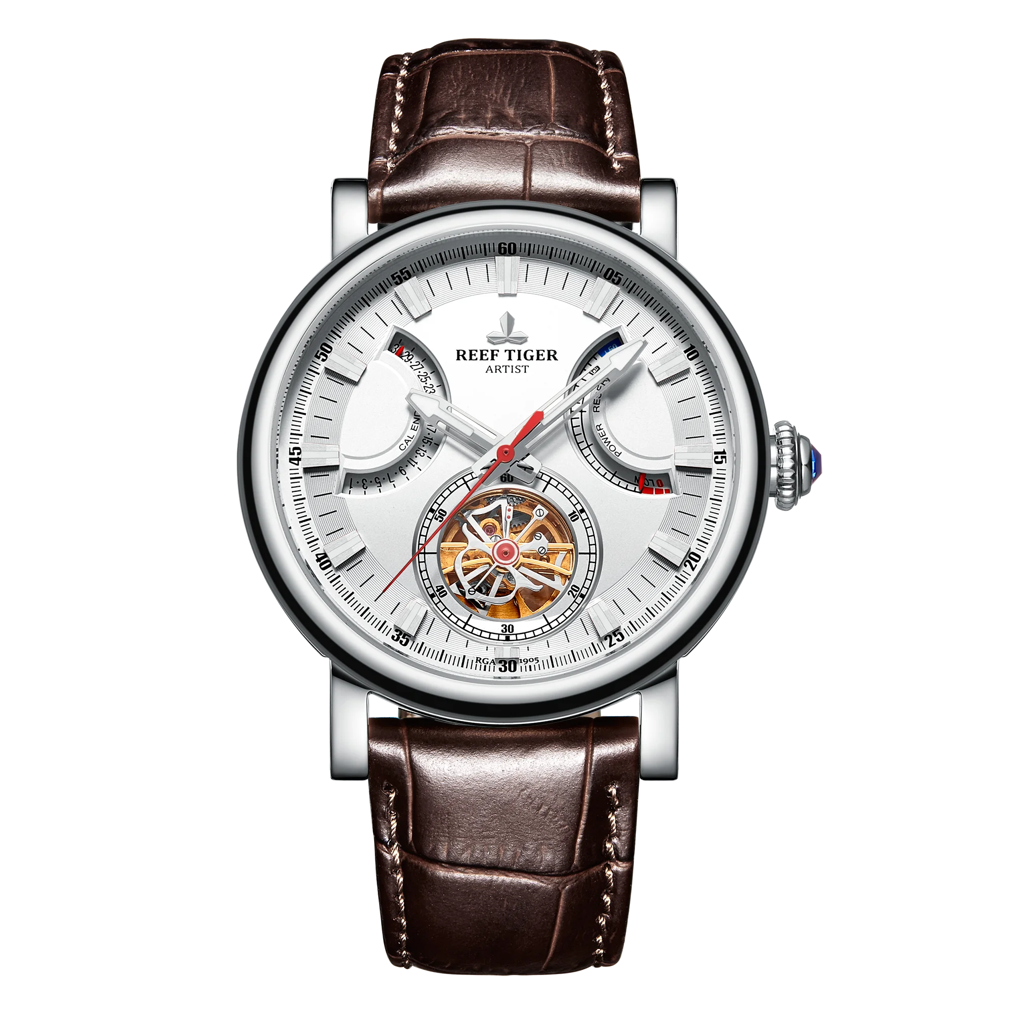 Мужские наручные часы мужские автоматические Риф Тигр деловые