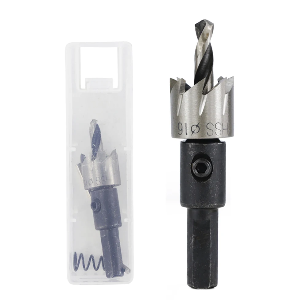 5 шт. 16 30 мм высокоскоростной стальной Открыватель отверстий резец для набор