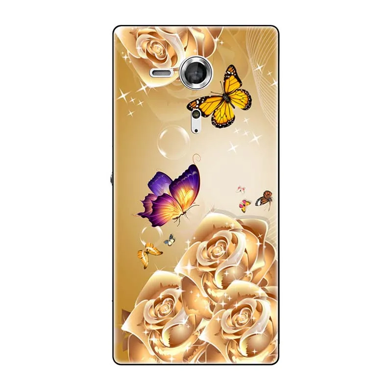 A147 Мягкие чехлы для sony Xperia SP M35 M35h M35C C5303 C5306 C5302 чехол с принтом(розы); волк милый чехол-крышка с узорами чехол для телефона чехол Fundas Para - Цвет: A147