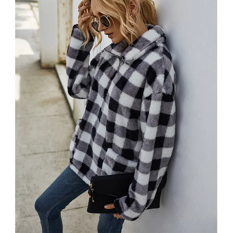 

Warmer Thick Sweatshirts Women Fahsion Autumn Winter Camouflage Printed Pullovers Ladies Loose Warm Tops Clothing 2020