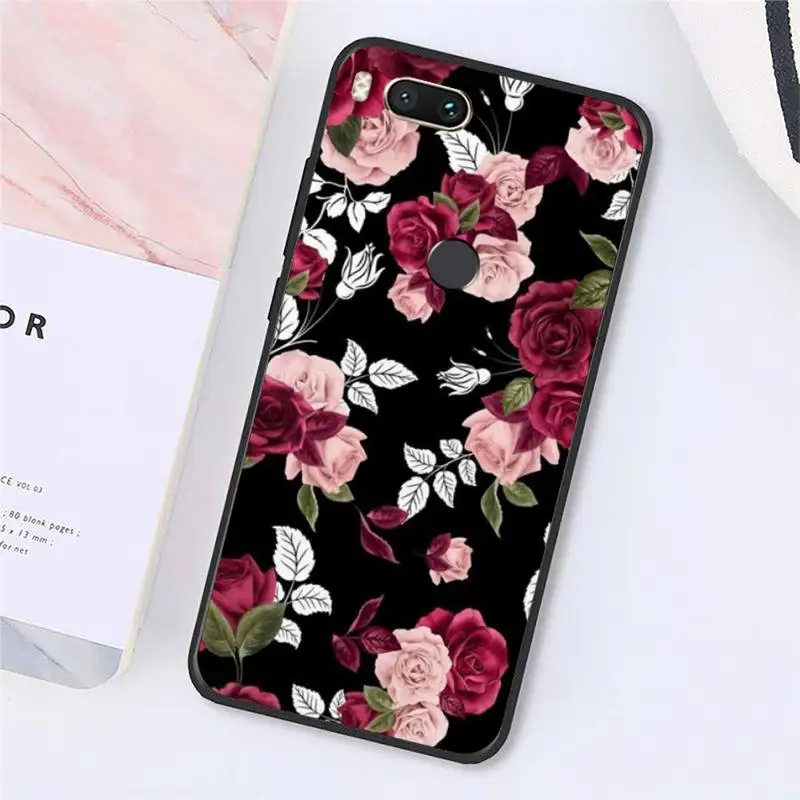 

Retro Colorful flowers pattern Phone Case For Xiaomi Redmi note 7 8 9 t k30 max3 9 s 10 pro lite Luxury brand shell funda coque
