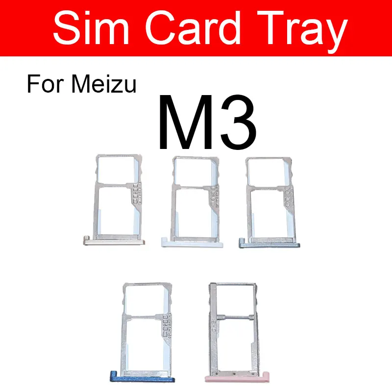 Держатель лотка для SIM-карты Meizu M3 адаптер слота Micro Sim-карты Запасные части